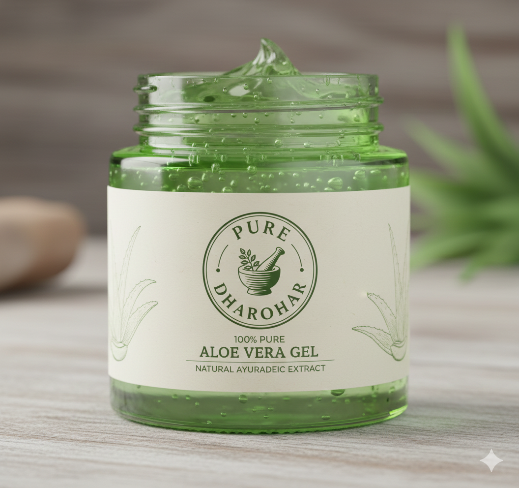 Pure Aloe Vera Gel for Glowing Skin & Strong Hair